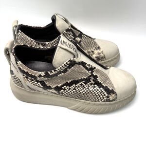 Andia Fora Sneakers Women 40 Snakeskin Leather Platform Streetwear DesignerItaly